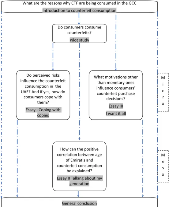 Figure 5 Thesis structure and perspectives 