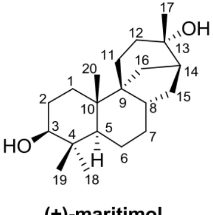 Figure 2 – Structure du maritimol. 