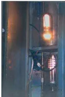 Figure 11: Schéma de l'installation de traitement des poudres à contre courant.