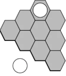 Figure 2. La forme Ziggurate assure le lien entre le pion Blanc et le bord