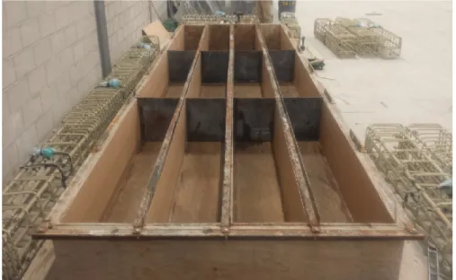 Figure 3-4 – Form work used  3.5.4. Concrete casting 