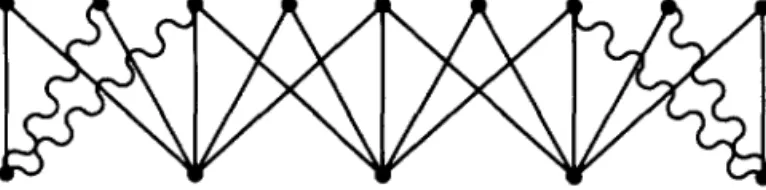 FIG.  2.  Low  pass  filtering  scheme  for  the  "folded"  case,  going  from  V!o\d  to  V'~1d,  in the case where support cf>  =  [ -2, 2], i.e., only h_ 2 ,  h_" h 0 , 