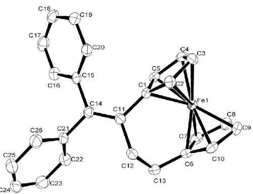 Figure 2.2.2.1 ORTEP diagram of 2a 