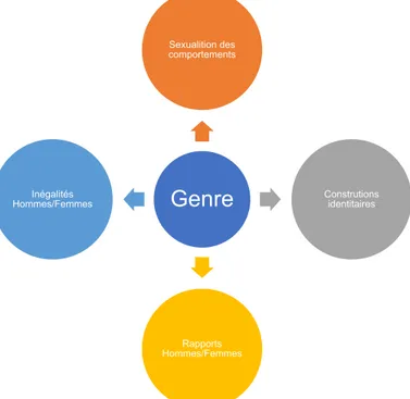 Figure 2.1: Les différentes approches du genre 