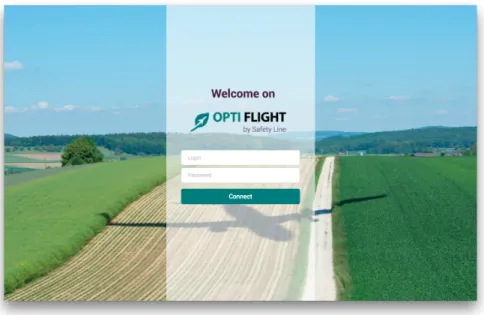 Figure 1.3 – Capture d’écran de l’application OptiFlight (qui intègre OptiClimb), servant au suivi des paramètres des vols optimisés par les compagnies aériennes.