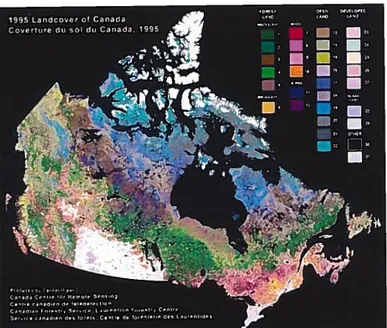 Figure 7 - Couverture de terre de l’Amérique du Nord de l’année 2000 (Latifovic et aL,