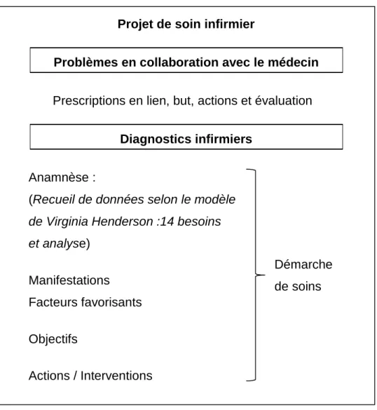 FIGURE 1 : PROJET DE SOIN INFIRMIER
