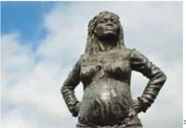 Figure symbolique de la lutte des femmes pour la liberté  en Guadeloupe en 1802. 