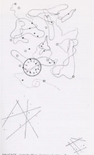 Figure 4 : John Cage (1 968), Reunion  (avec Marcel Duchamp à Toronto) 