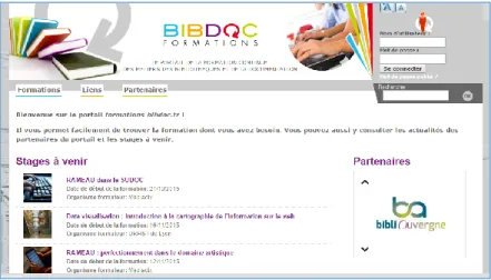 Figure 4 : Capture d’écran du site Bibdoc 
