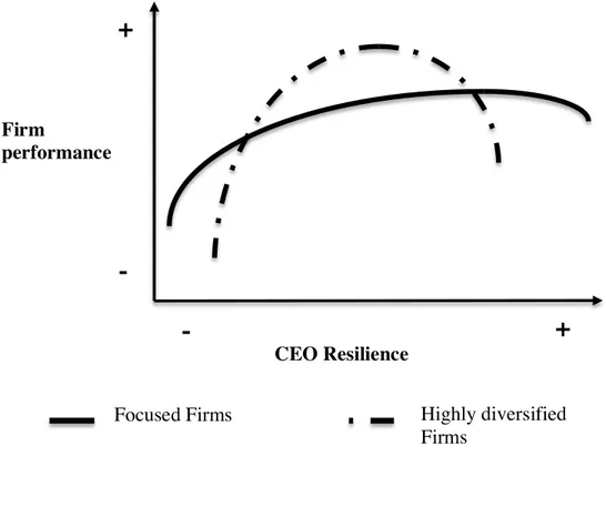 Figure 5-Hypothesized Moderating Effect of Firm Diversification 