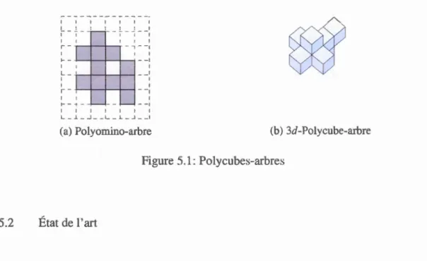 Fig u re 5 .1:  Polyc u be s -arbres  5 . 2  É t a t  de  l 'art 