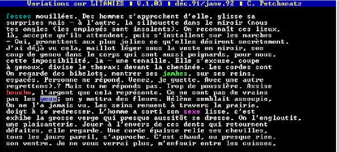 Figure 4 : capture-écran de Cut-Up. 