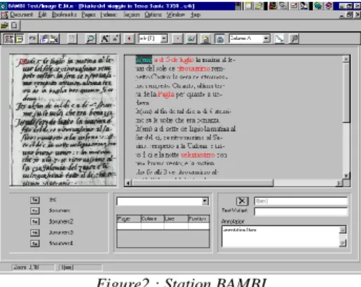 Figure 3 : Annotations (DEBORA) 