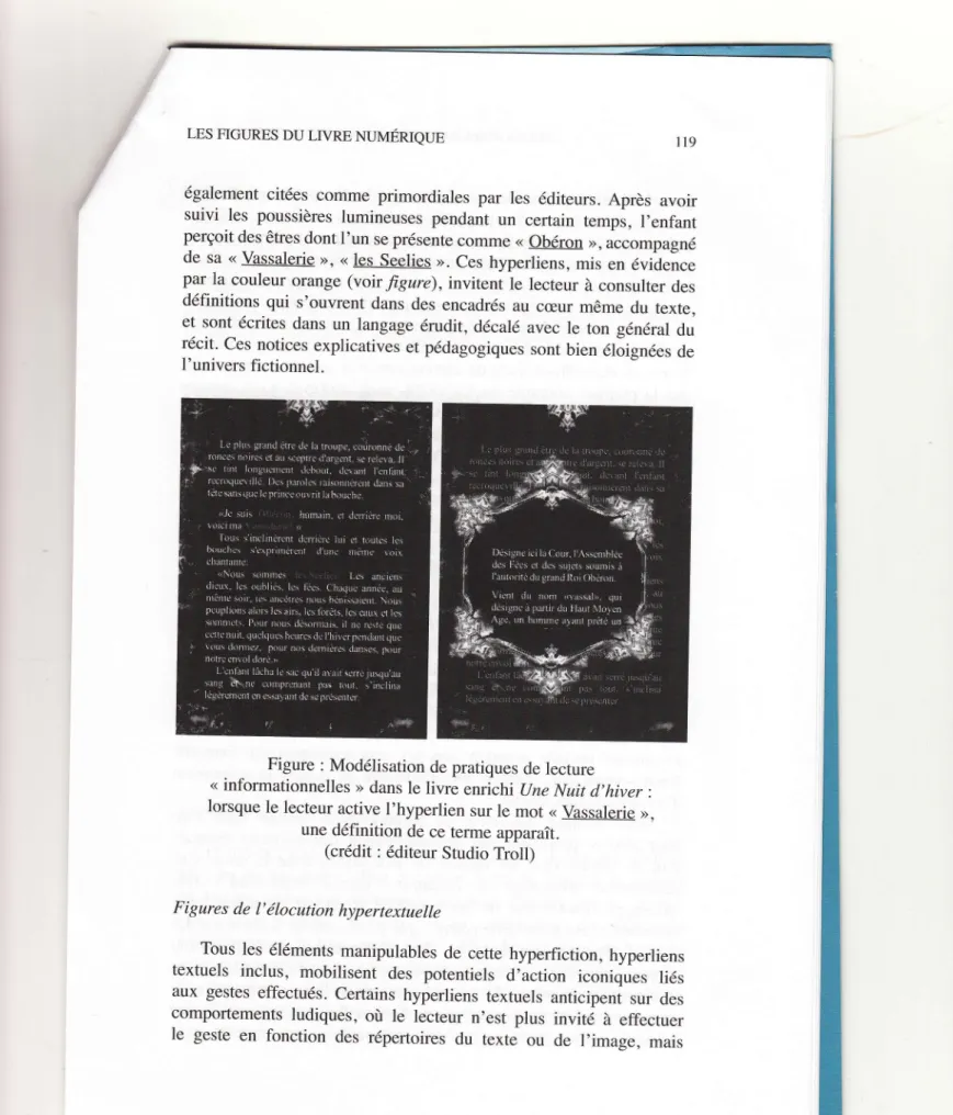 Figure  :  Modélisation  de  pratiques  de  lecture