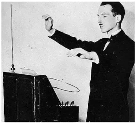 Fig. 2.1 – Le premier Telharmonium Fig. 2.2 – Léon Thérémin et son invention