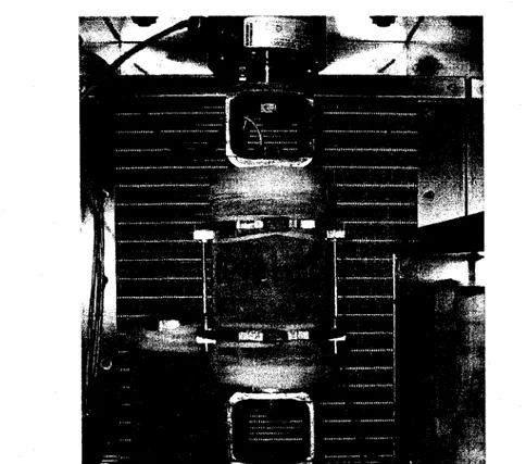 Figure 4.2 Installation des echantillons lors des essais preliminaires 