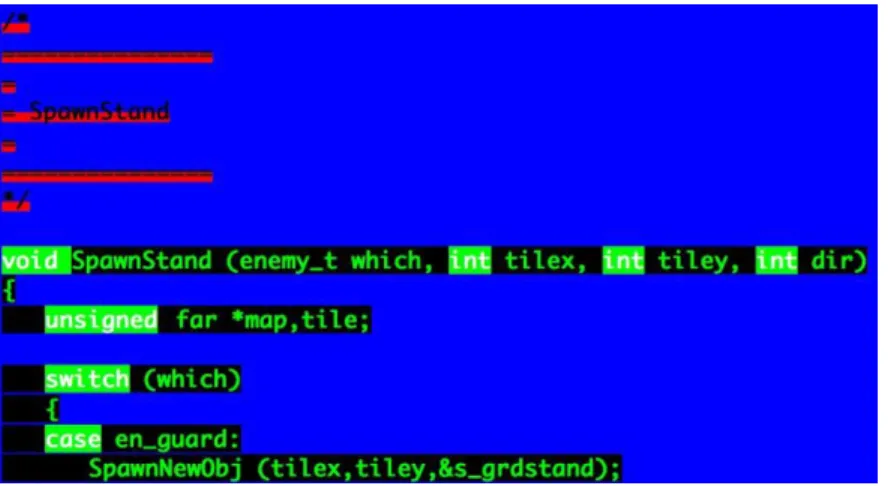 Fig. 6 - Extrait d’une œuvre de Jody transformant le code en énonciation. 
