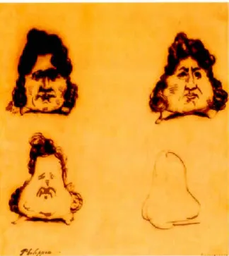Figure  1.1  C h ar l es  Philipon,  La  Métamorphos e  du roi  Louis-Philippe  en poire ,  18 3 1