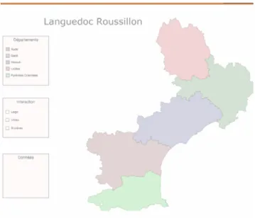 Figure 7 Interface cartographique 