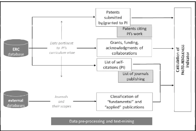 Figure 5. The core bibliometric concept of the  PASTEURESQUENESS  indicator.