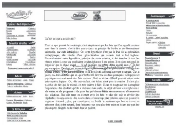 Figure 1. Mouvements oculaires sur le texte fi lmés par l’eye-tracker