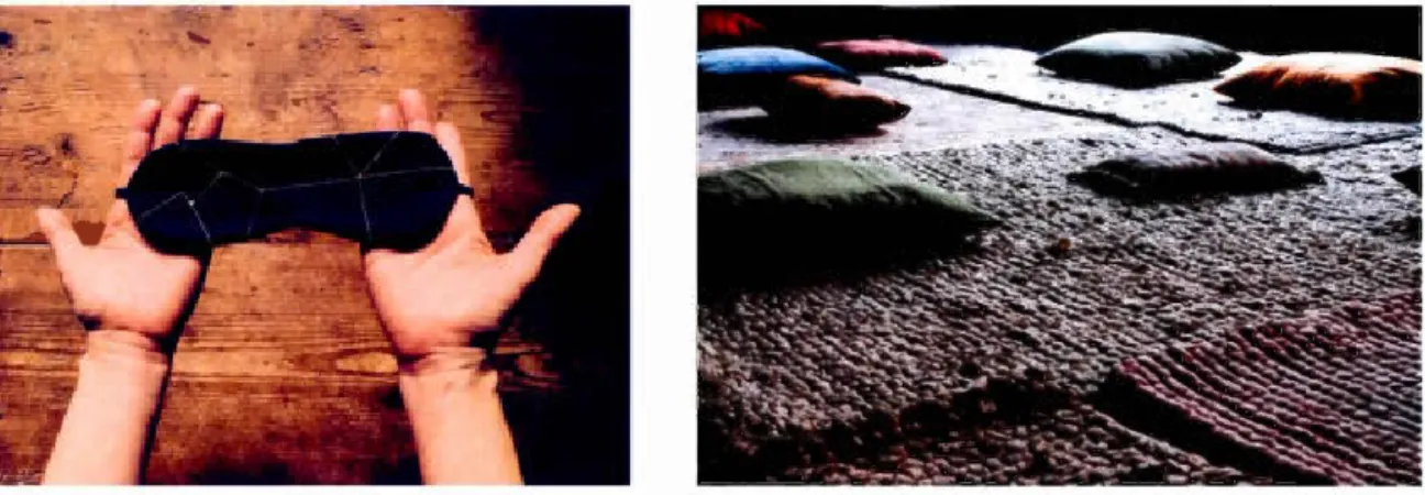 Figur e  39  U n  m as qu e  p o ur  l es  ye u x  e t  un  es p ace  d 'éco ut e  co n fo rt ab l e ,  c h a l e ur e u x  e t  intim e:  d e u x  s tr a t ég i e  m a j e ur es  p o ur  a id e r  l es  a udi te ur s  à  ' imm e r ge r  d a n s  l e ur  e
