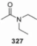 Figure 4.3 Structure chimique du sous -produit d'acétylation 327. 
