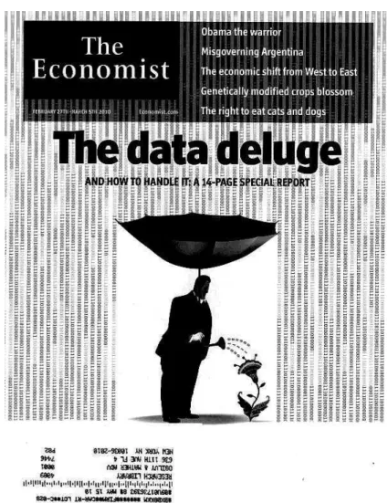 Figure 2. Le déluge des données. The Economist, n° 25. 