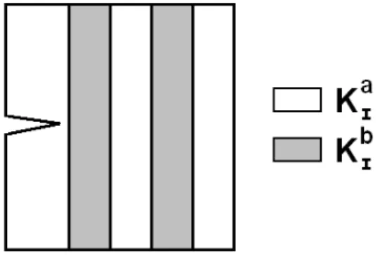 Figure 1.6: Ideal two-compounds material characterized by a one-dimensional disor- disor-der