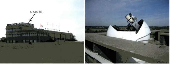 Figure 2.1:  The starphotometer's location on the roof of the CARE  (Center for At- At-niospheric Research Experiments) building, Environment Canada