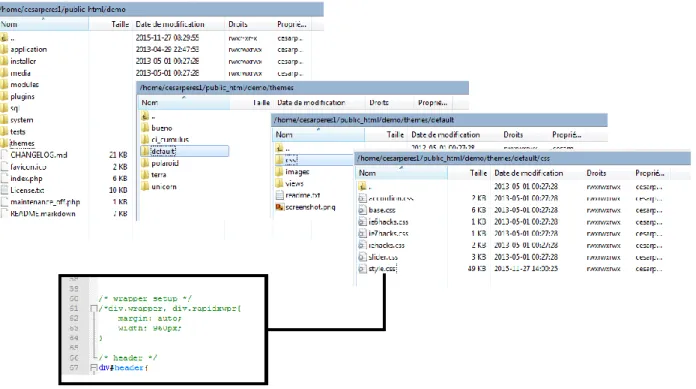 Figure 11 — Changement du code Ushahidi pour supprimer le mode automatique des  marges 