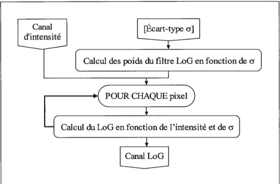 Figure 12. Calcul du canal LoG