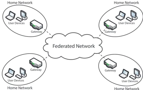 Figure 1.3: Federated Network