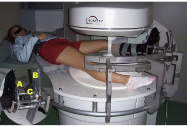 Figure 1.4: Magnetic Resonance Imaging of the loaded knee of up to 15 ◦ even without dynamic motion.