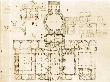 Figure 3 Andrea Palladio, Thermes d’ Agrippa et Panthéon, RIBA, Londres, Vol. VII, fol