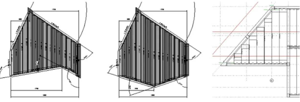 Figure 2.6: 2D models to create the building design - Costa et al. courtesy [37]