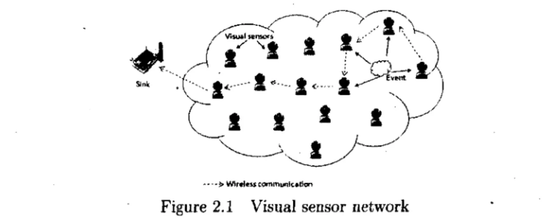 Figure 2.1  Visual sensor  network 