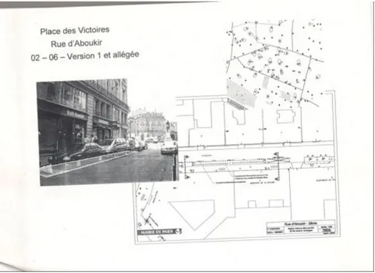 Figure 3 : Carte d’emplacement d’une station Vélib’, rue d’Aboukir