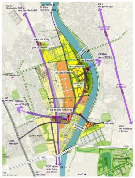 Figure 6 Le plan guide élaboré par SEURA, 2009   Source : EPA ORSA 