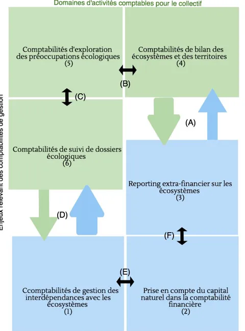 Figure 5 : Représentation des interconnexions entre les différents domaines de la Cartographie 