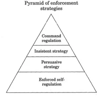 Figure 1 : Stratégies de régulation (Baldwin &amp; Cave, 1999) 