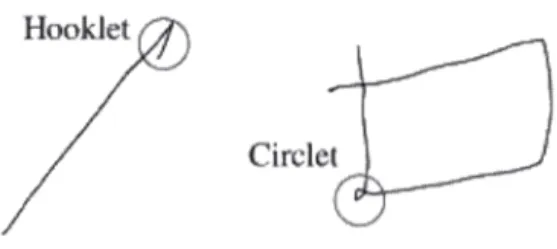 Figure  1.9  Agglomerate  pointsas  a  hooklet  and  a circlet (Xiangyu  et  al. ,  2002)