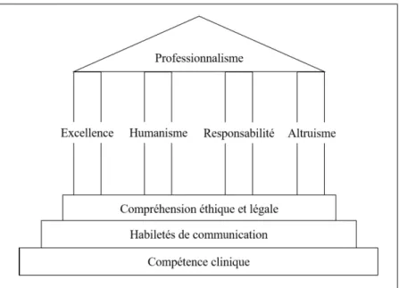 Figure 2 Le professionnalisme selon Arnold et Stern (2005, traduction libre, p. 19)  Source : Arnold, L