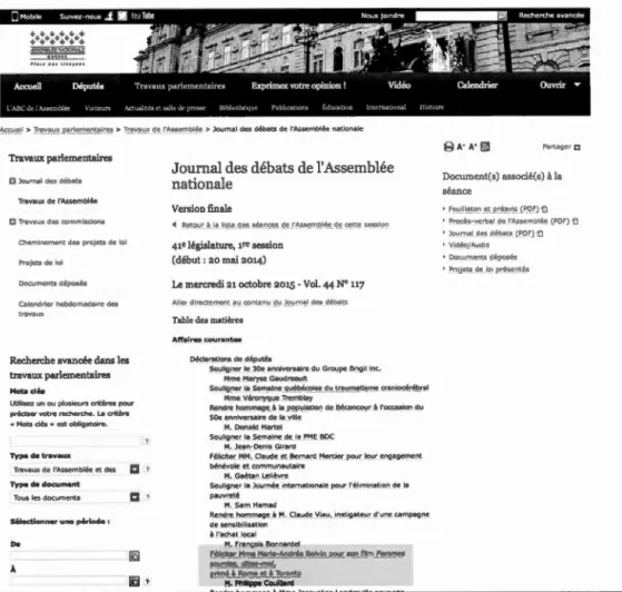 Table des  matières 