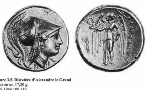 Figure 3.5 .  Distatère d'Alexandre le Grand 