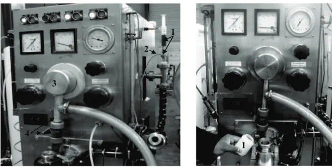 Fig. 3.10. Real representation of experimental setup for the injection of tracer. 