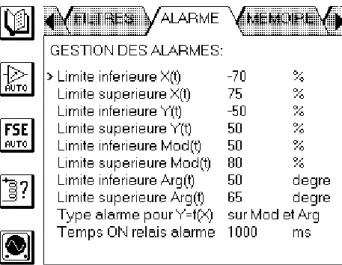 Figure 78. Parameters of filter: FSE (presentation parameter FSE = frequency [Hz] * time base [ms] /  1000), high-pass filter, and software filter library