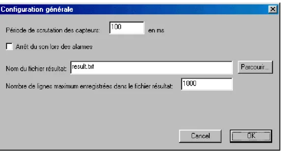Figure 87. Adjustment of the numerical filters.  