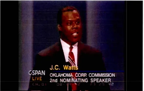 Illustration 3 : discours de J. C . Watts  à  la  Convention  nationale Républicaine le  19  août  1992 97 